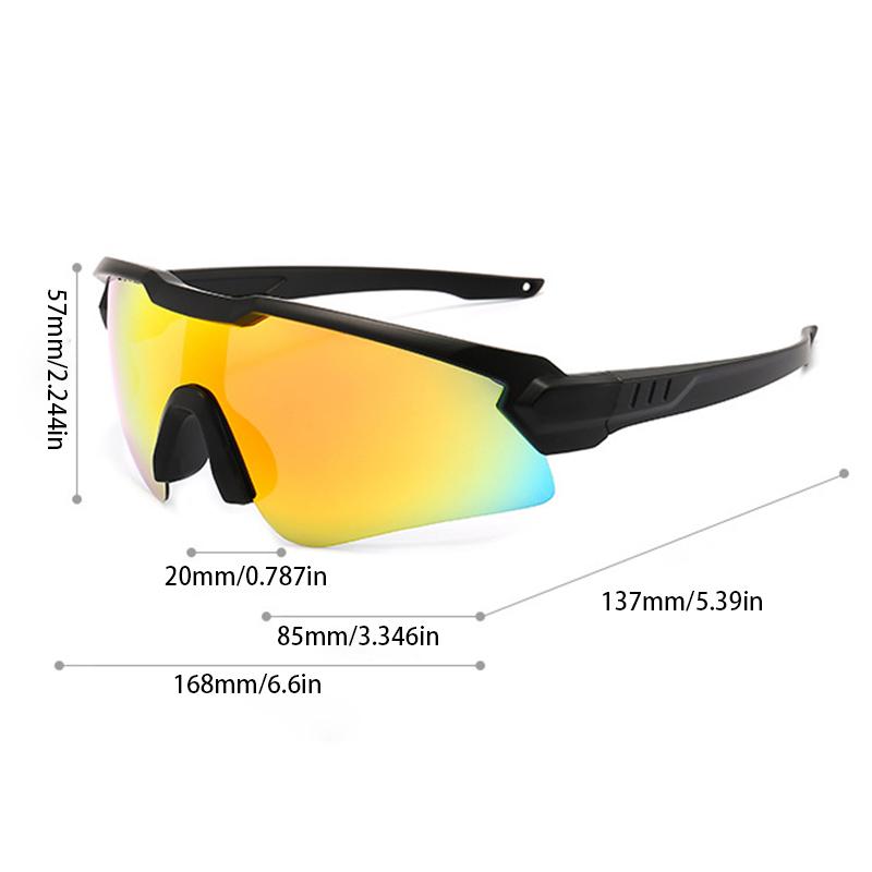 Non-polarized Colorful Men Women Oversized Sunglasses Half Frame Driving Eyewear Sun Glasses for Men