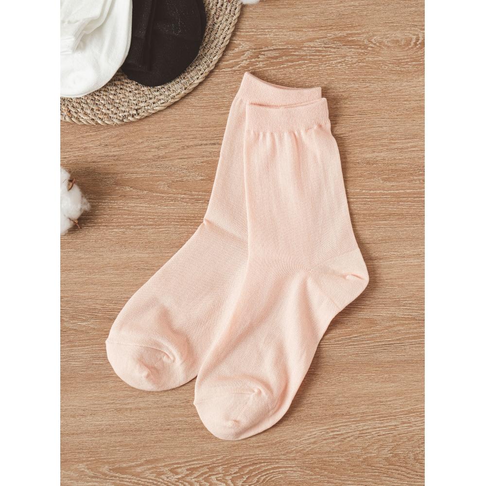 

Женские блестящие носки до середины голени Daiso blacks