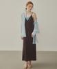Melly And Rose Rose Corsage Sheer Long Dress (315302)_Brown