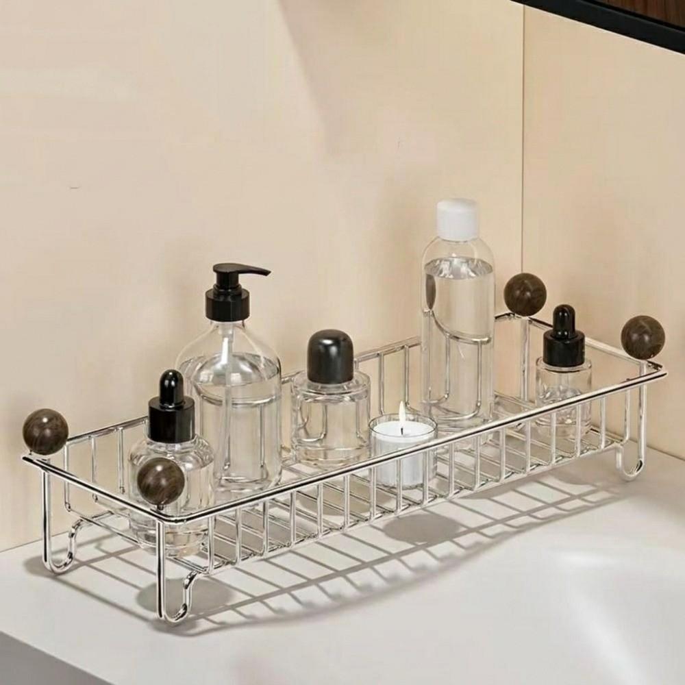 Large Capacity Cosmetic Storage Rack Waterproof Washstand Drain Rack for Kitchen