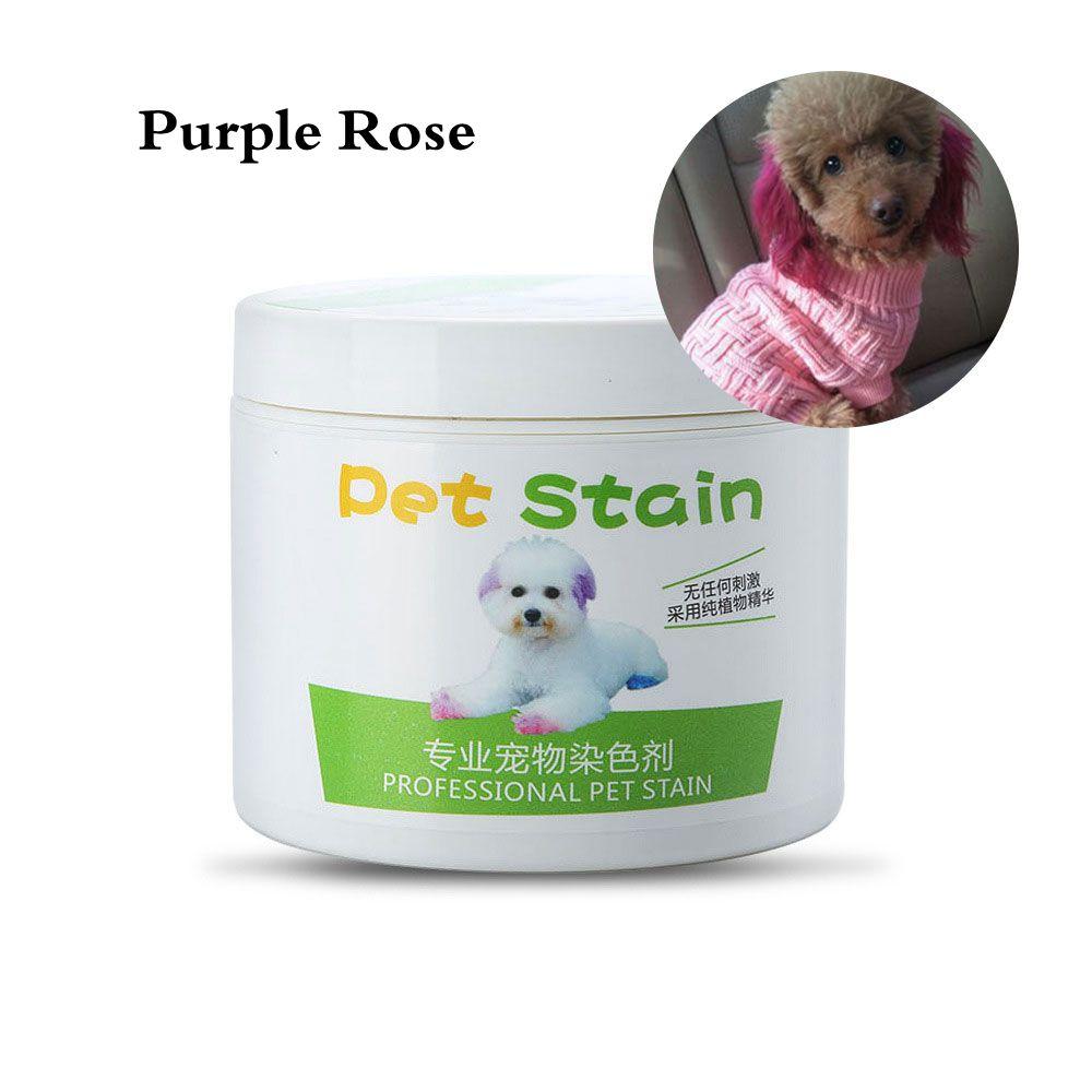 100g Semi-permanente Haarfärbcreme für Hunde, hochpigmentiert, bunte Hundefell-Aufhellung, Farbstoff-Pigment-Zubehör für Zuhause