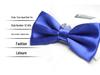 Solid Color Formal Wedding Bow Tie for Men - Customizable Logo and Multi-Color Options