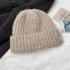 2025 Women's High-Quality Wool Knit Beanie: Autumn & Winter Style with Warm Ear Protection, Fashionable & Versatile for Large Head Circumference