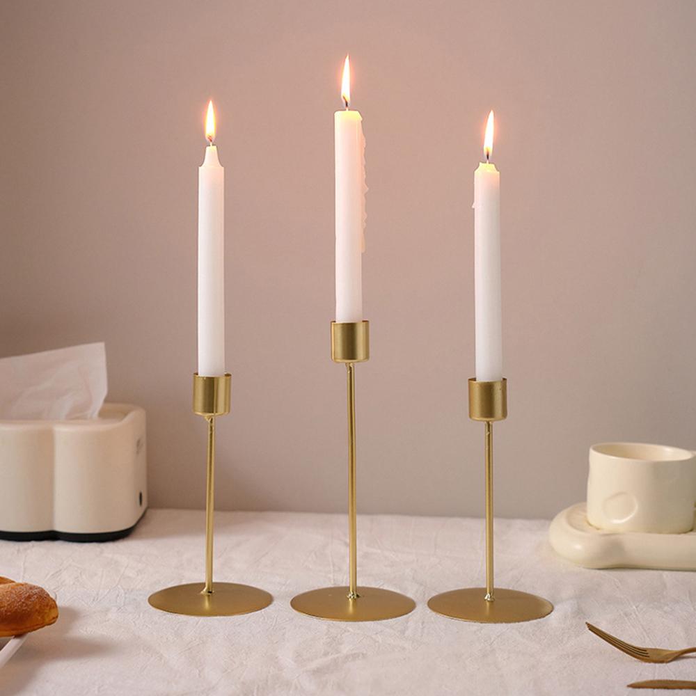 1 peça Suporte de Velas de Ferro Nórdico Suportes para Velas Decoração de Mesa Copo de Vela Suporte de Vela Suportes de Velas Românticos Decoração de Casa