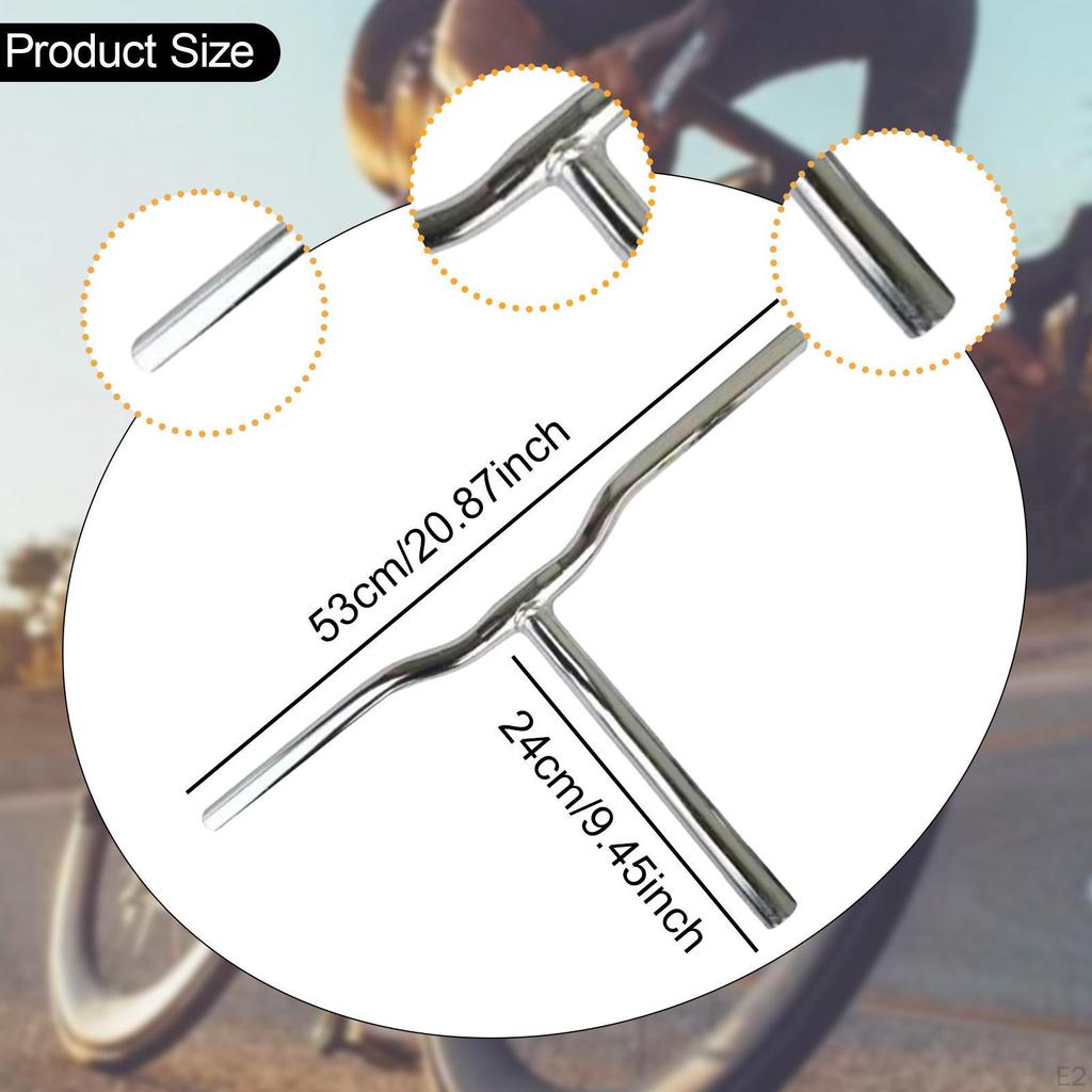 Folding T Handlebar Lightweight Modern Portable Easy Installation Outdoor Biking Accessory Foldable