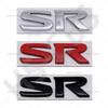 Car Styling SR 3D Letter Metal Car Rear Trunk Emblem Stickers For  Tiida Teana QASHQAI BLUEBIRD Tailgate Logo Sticker