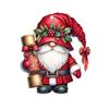 Christmas Gnome Ornaments Wooden Gnome Elf Hanging Decoration Cute Dwarf Doll Xmas Tree Pendant for Holiday Home Party Decor