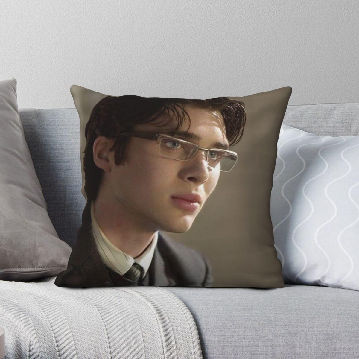 Lu Xika Chen Unisex Oppenheimer Cillian Murphy Pillowcase Polyester Linen Velvet Printed Decorative Throw Pillow Case Bed Cushion Cover