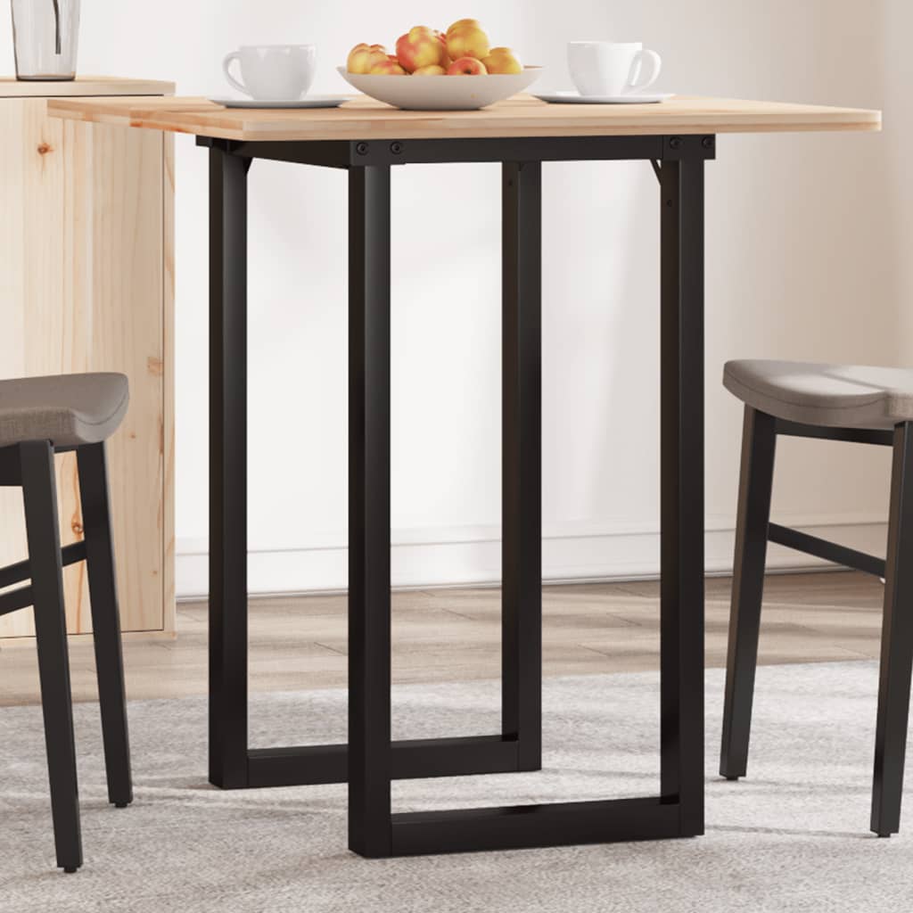 Vidaxl Square Table Legs, 60X50X73 Cm, Cast Iron