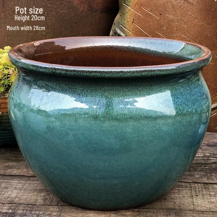 Extra Large Ceramic Succulent & Flower Pot for Trees and Plants