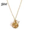 Unique Faux Opal Pendant 12 Constellations Necklace Moon Charm Constellation