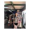 Letter-printed Short-sleeved Shirt, Summer New Slim-fitting Waist Pinch and Thin Korean Design Front Shoulder Top Women