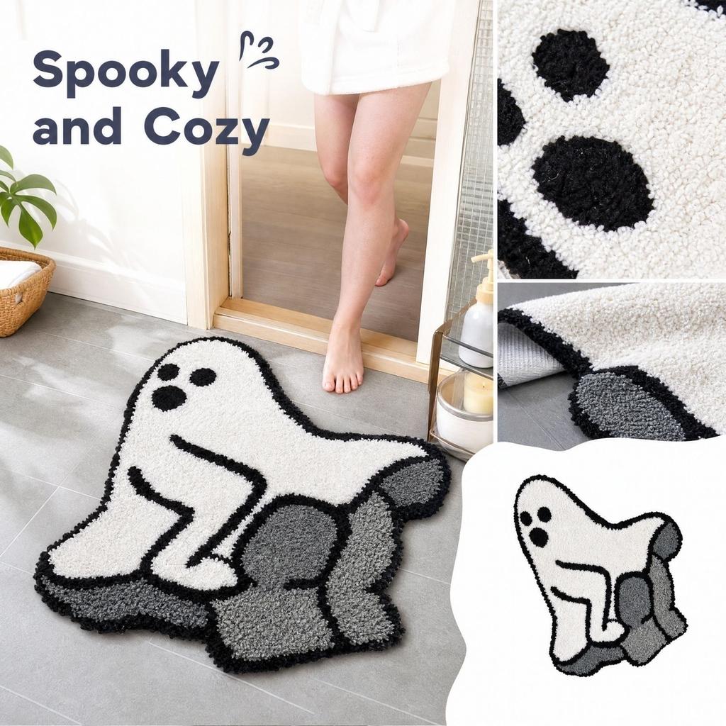 Cute Faux Doormat Non Absorbent 40 Cm for Entryway Bathroom Indoor