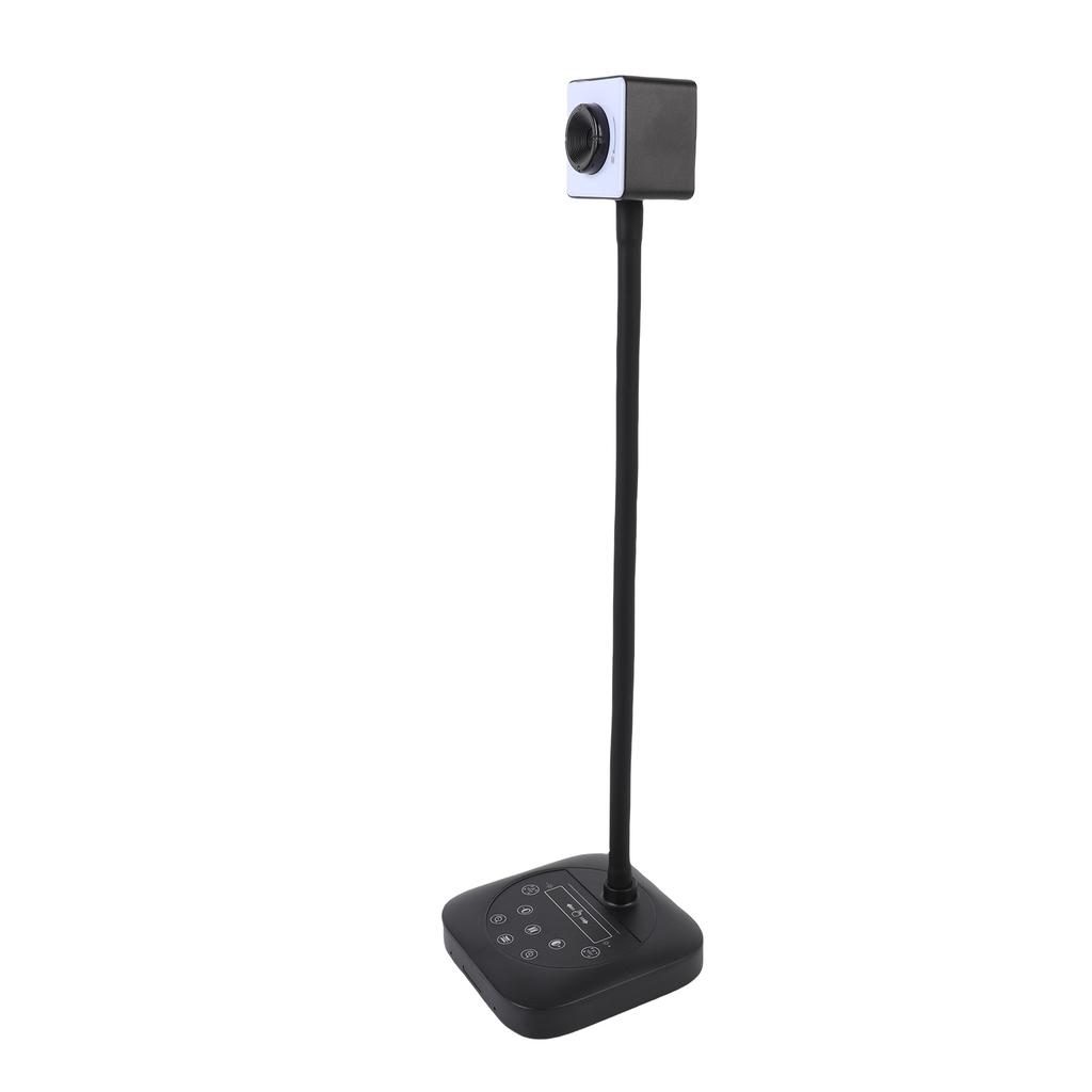 4K Document Camera with Autofocus, Built In Microphone, Three Level LED Fill Light, Plug and Play, Ideal for Online