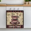 Coffee Mug Poster Cabinet Kitchen Dining Room Background Landscaping Decorative Stickers