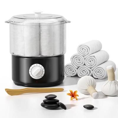 Vaporizador de Toalhas Aquecimento Rápido Aquecedor de Toalhas Quentes Aquecedor de Toalhas SPA Facial 202°F Em 10min Ferramenta Hidratante para a Pele Faciais, Barbear