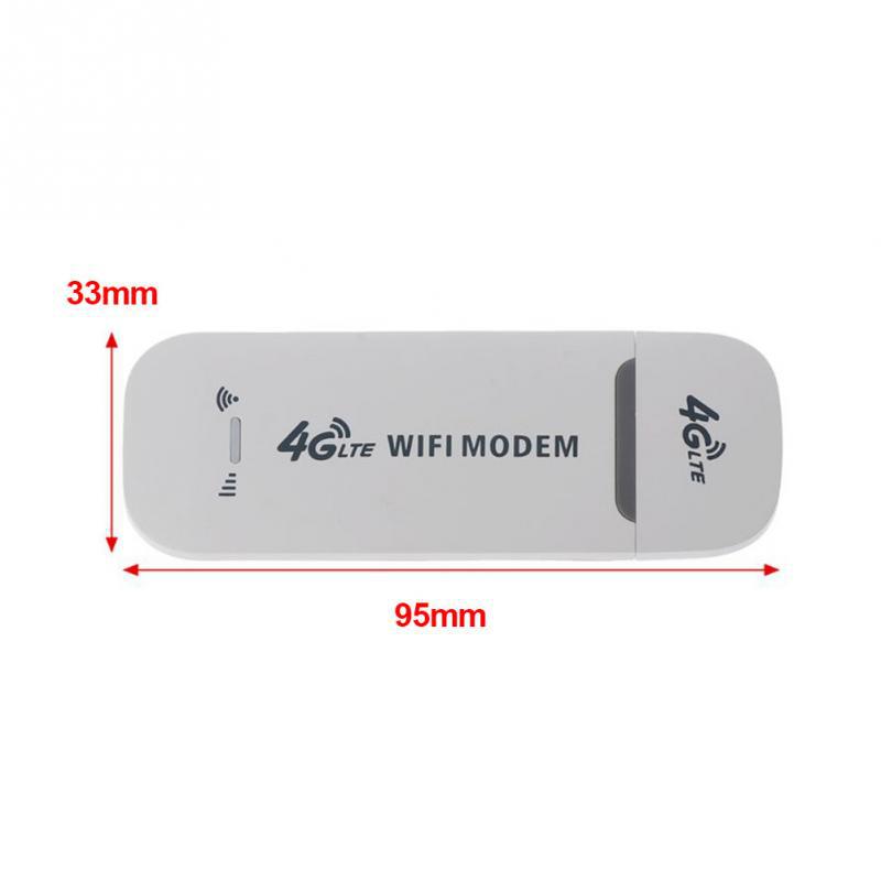 4G Portable WiFi USB Dongle Router with SIM Card Slot