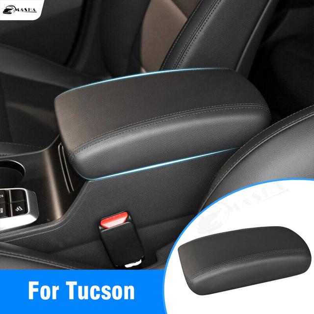 Car Armrest Box Protective Cover For Hyundai Tucson 2015 2016 2017 2018   Central Control Armrest Interior Accessories