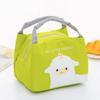 Thermal Lunch Dinner Bag Canvas Kawaii Cartoon Handbag Picnic Travel Breakfast Box School Child Portable Lunch Bag Tote Food Bag