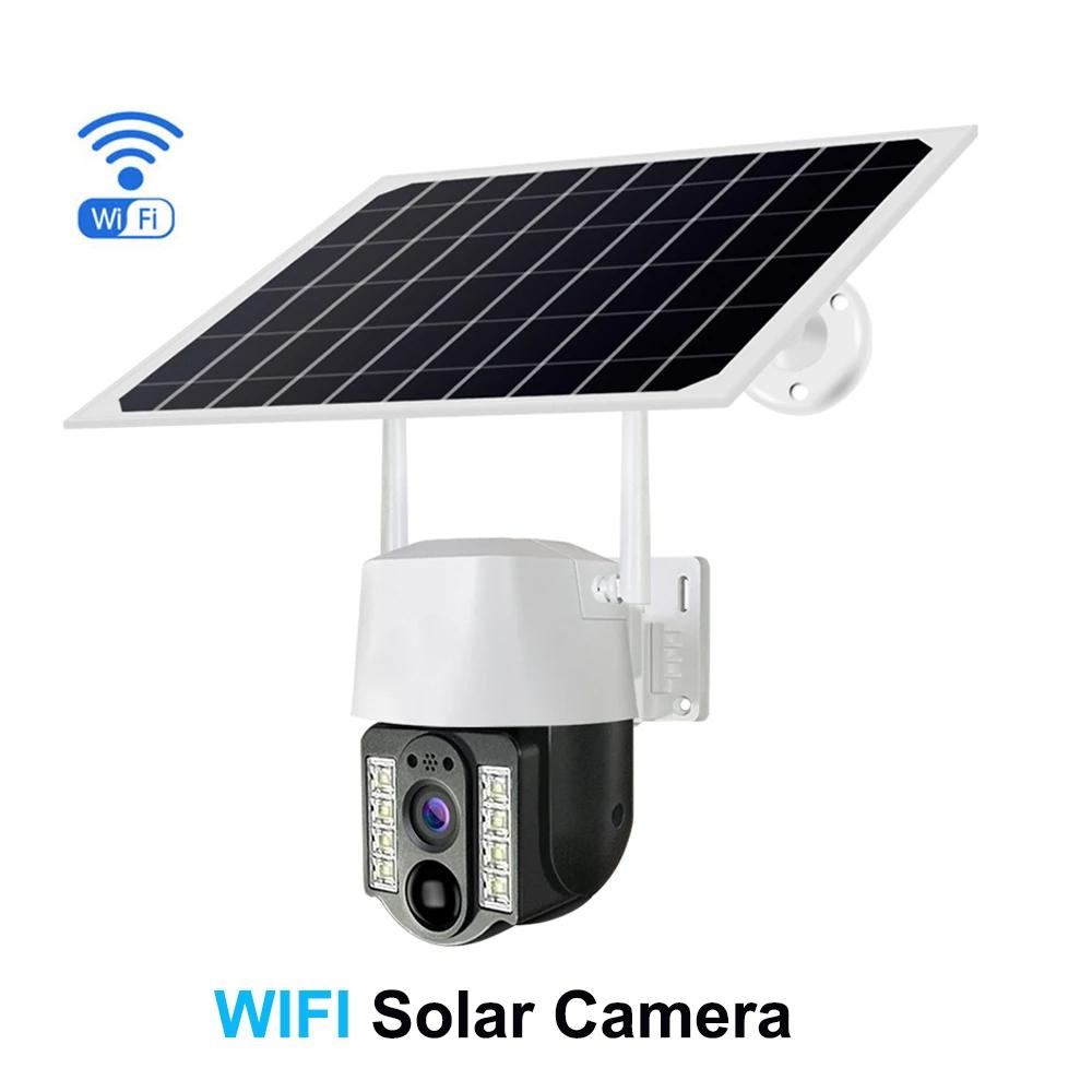 LS VISION Solar Camera 4G Sim WiFi Buiten Waterdicht 360° 8MP 4K Auto Tracking Surveillance Exterieur Sans Fil Thuisbeveiliging Bescherming CCTV