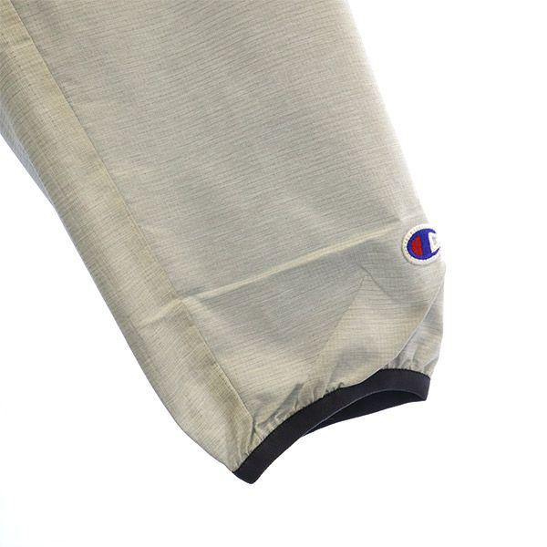 Unused Champion Logo Print Hooded Jacket XL Gray Logo Patch Men's Used
