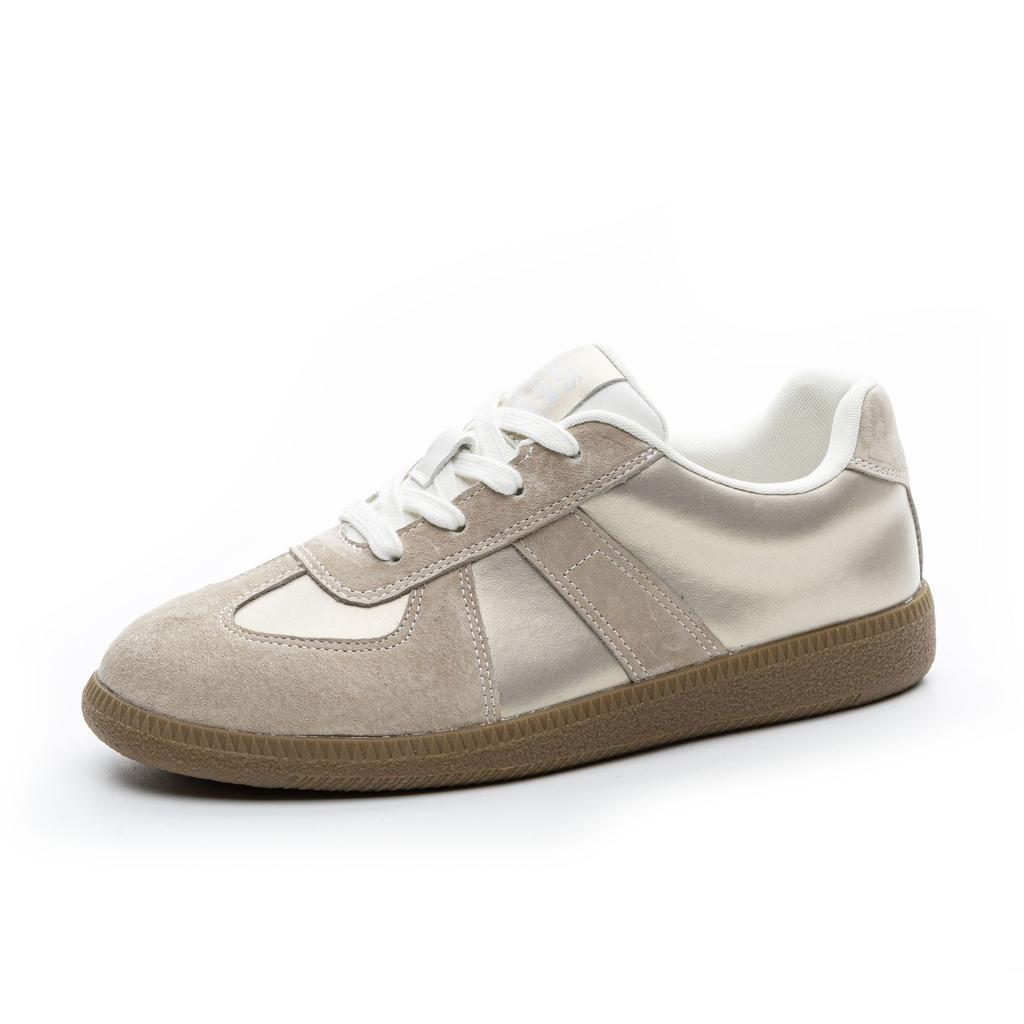 Retro prose poetry women's shoes 2025 spring new little white shoes women's sports shoes casual breathable shoes German training shoes women