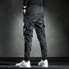 Joggebukser Stilig snøring Høst sportsbukser Trykt snørebukser Herre overall for daglig bruk