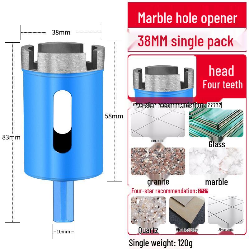 מקדחה למרבל, אריחים, אבן, גרניט ובטון לקידוח יבש