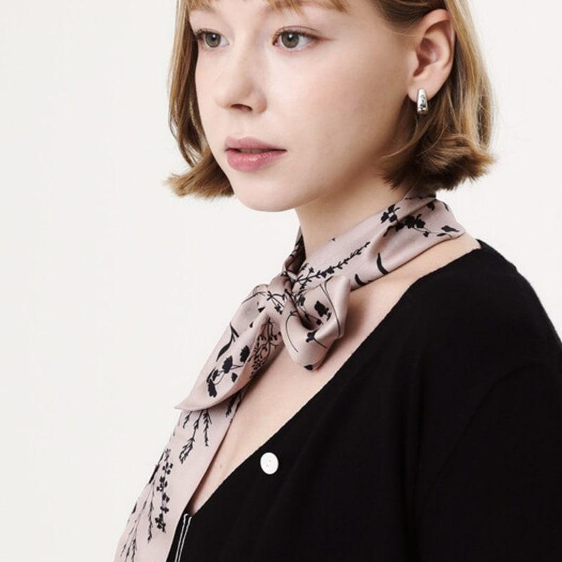 ONSZ Pink Botanical Twilly Scarf