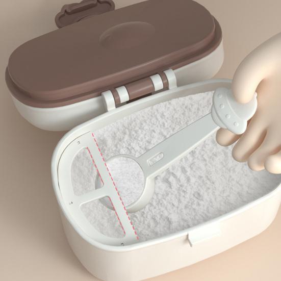380/550ML Portable Milk Powder Storage Box Leak-Proof Baby Formulas Dispenser Outdoor Travel Sealed Food Snack Storage Container
