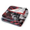 Rock Star Music Johnny Hallyday Blanket  Warm Soft Plush Throw Blanket For Children Home Decor Flannel Bedspread Bed Cover