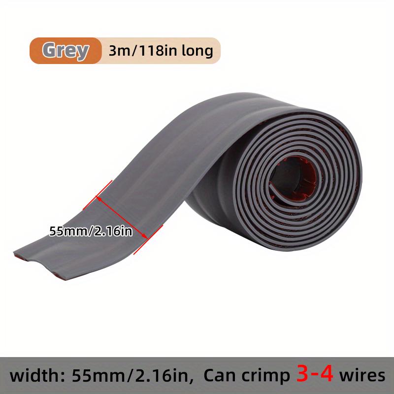 

Cable Protector Self-Adhesive PVC Wire Protection Strip Insulation Cord Protection Cover Wear Resistant Prevent Trip Organizers 1M