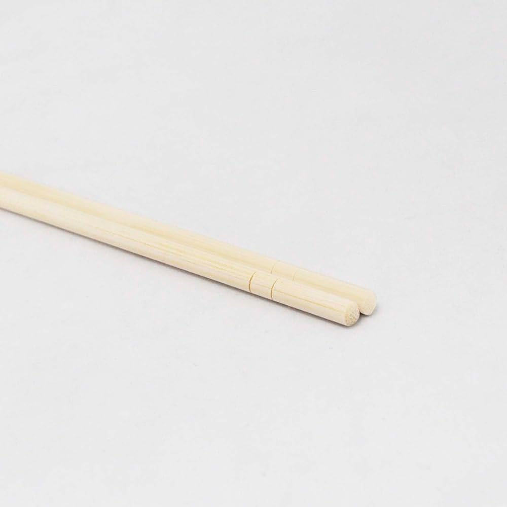 Japanese Product Yamato Bussan Disposable Bamboo Chopsticks 100 Pcs Individually Wrapped 0.5cm x 20cm