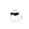 Household coffee bean storage jar Manual Vacuum Moisture Proproof Storage Jar Bottle Kitchen High Borosilicate Glass Tea Jar sea shipping lyp011