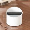 Coffee Knock Box Espresso Grounds Container Anti Slip Espresso Dump Bin Grind Barista Goods Cafe Bar Accessories+