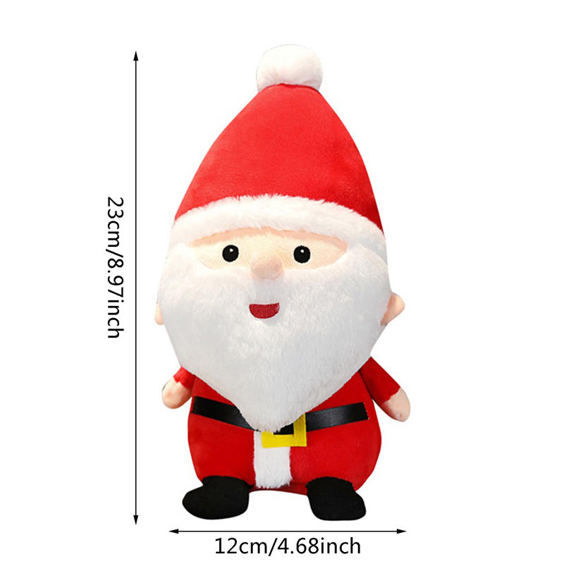 Cartoon Santa Claus Plush Toy Stuffed Elk Snowman Animal Pillow Dolls Christmas Gifts For Children Birthday Decor