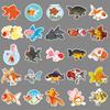 50 Goldfish Doodle Personality Cartoon Cute Animals Children DIY Skateboard Suitcase Stickers Waterproof