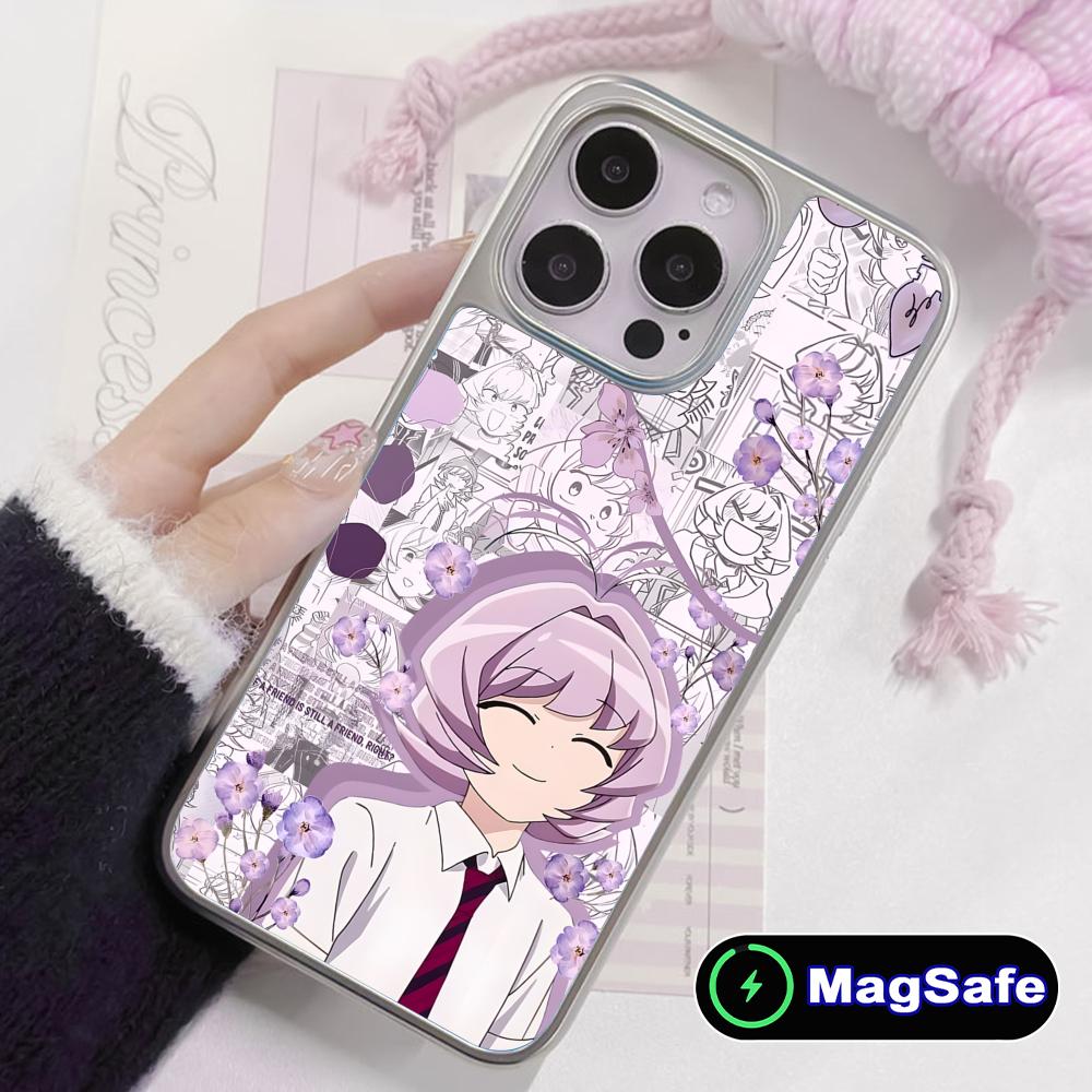 Anime Najimi Osana Mobile Phone Case for iPhone 17 16 15 14 13 12 11 Air Pro Max Plus Magsafe Silver Plating Colorful Cover