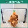 Soft Super Capybara Plush Doll With Pull Tail For Fun Keychain And Decoration Bag