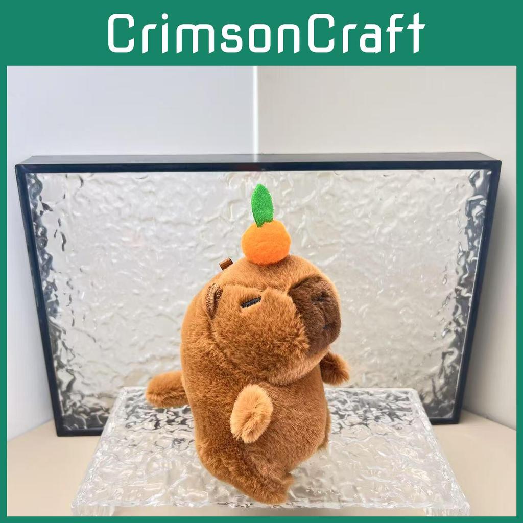 Soft Super Capybara Plush Doll With Pull Tail For Fun Keychain And Decoration Bag