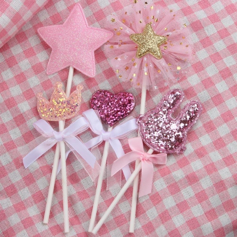 Cute Sweet Cake Flags Cake Decor Birthday Party Decoration Tool Happy Birthday Supplies