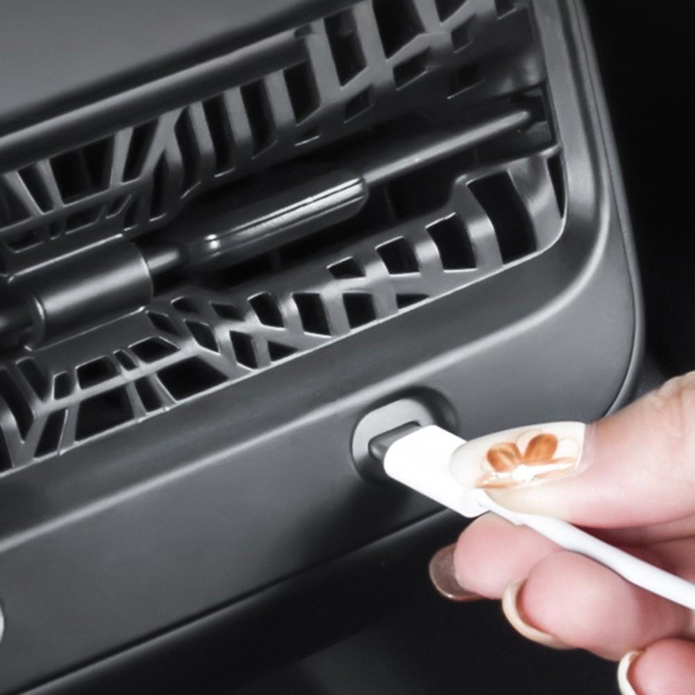 1 Stück hinterer Lüftungsauslass, 1 Stück, 1 x Zubehör, schwarz