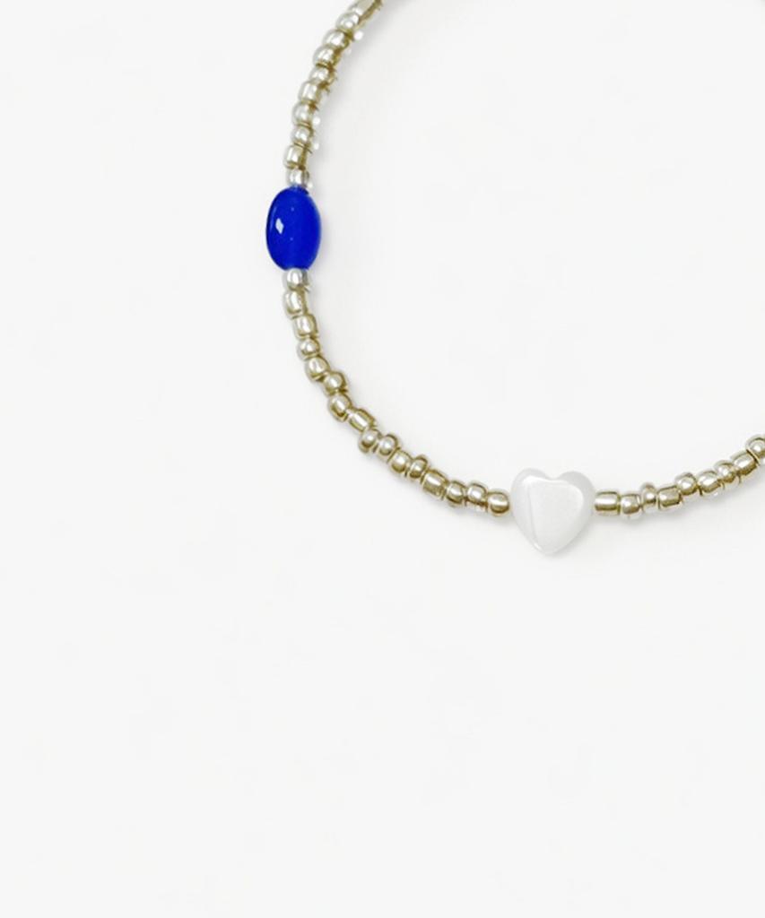 Runds Point Gemstone Bracelet (Silver)