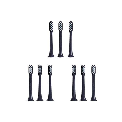 

Xiaomi Electric Toothbrush T302 Replacement Heads, 3 x 3 Sets, Blue, Antibacterial, Soft DuPont Cell, Gum Care, Ultra-Lightweight 4.5g Brush Heads