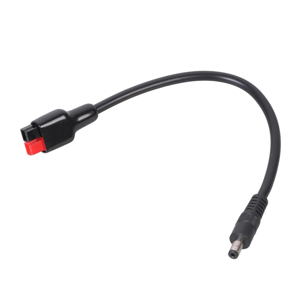 High Conductivity 15AWG 30A To DC5521 5525 Male Power Cord 25cm Weather Resistant For Solar Generators