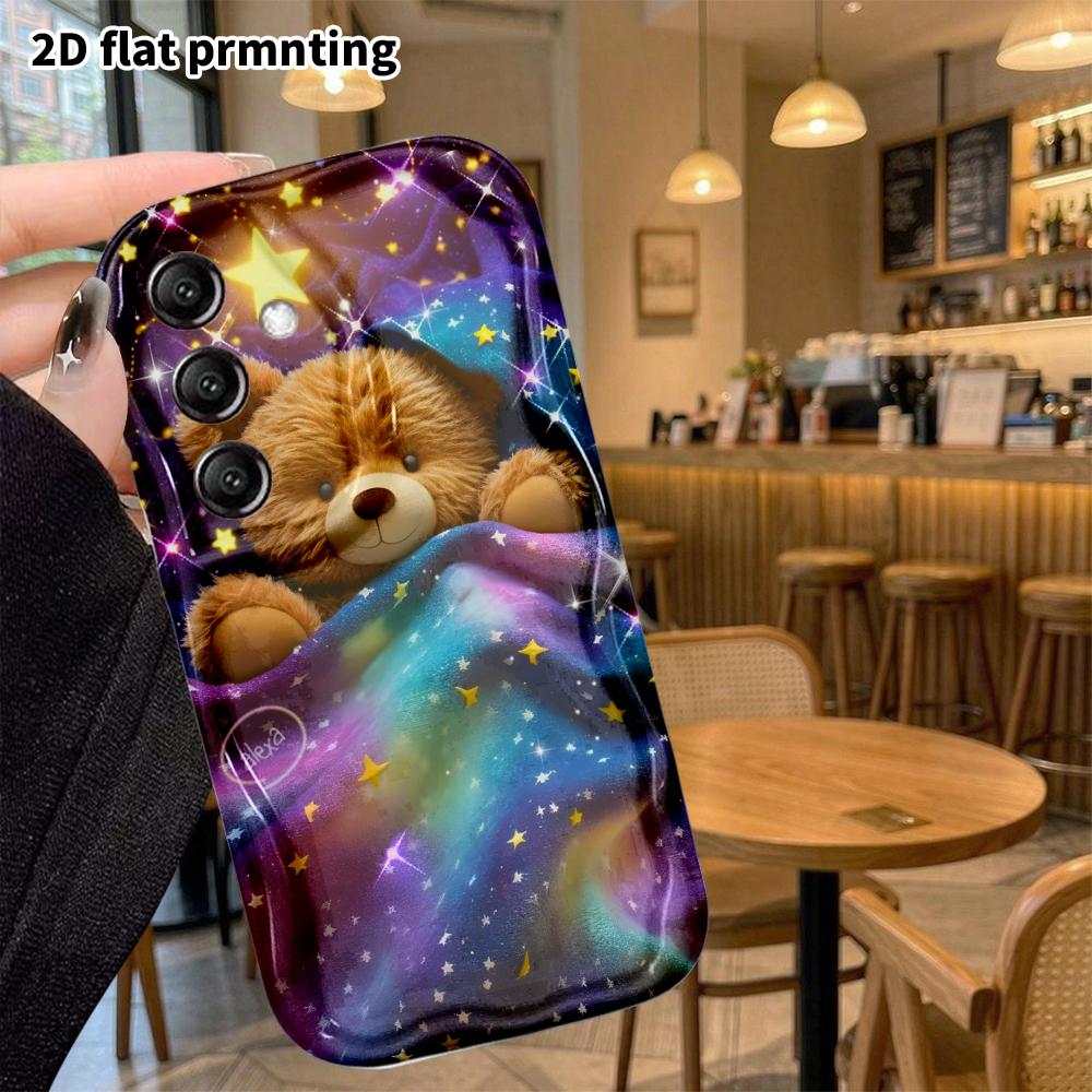 Phone Case: 2D Flat Samsung Galaxy A34 A35 M05 M06 S20 S22 S21 FE Plus 5G Protective Case, Starry Sky Blanket, Christmas and Halloween Gifts