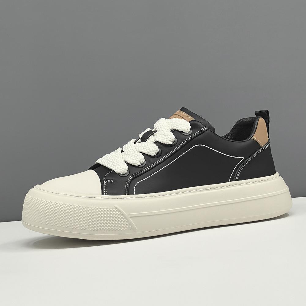 Leder Freizeitschuhe Rohleder Schuhe Trendige Schuhe Leder High-End