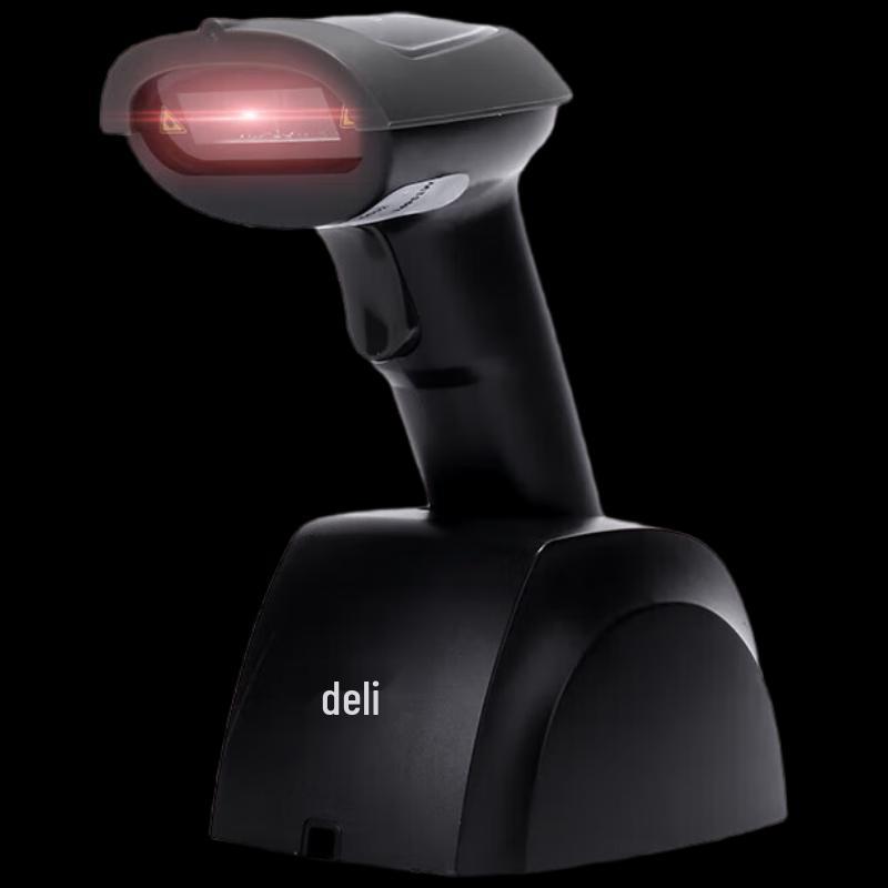 Deli 14951W Wireless 1D Laser Barcode Scanner