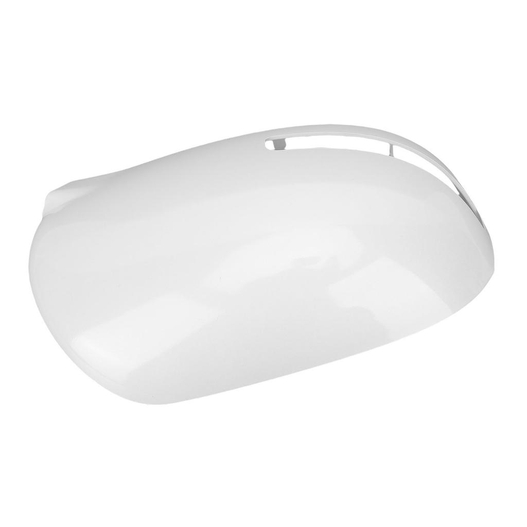 White Rearview Mirror Cover Cap With Turn Signal Hole Protective ABS Side Door Wing Mirror Cap Trim Replacement for