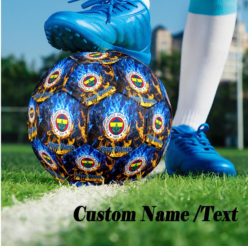 Size 5 Football Custom Name Text, Outdoor Training Soccer BallFenerbahçe FC